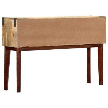vidaXL Τραπέζι Κονσόλα 115x30x76cm από Μασίφ Ακατέργαστο Ξύλο Μάνγκο 1 τεμ.