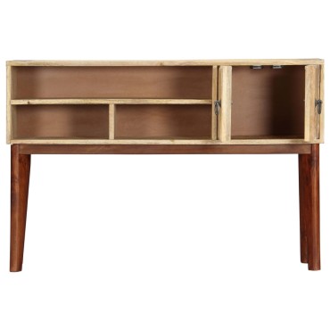 vidaXL Τραπέζι Κονσόλα 115x30x76cm από Μασίφ Ακατέργαστο Ξύλο Μάνγκο 1 τεμ.