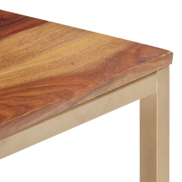 vidaXL Τραπεζάκι Σαλονιού 120x60x40cm από Μασίφ Ξύλο 1 τεμ.