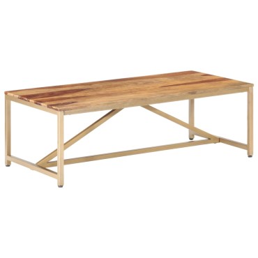 vidaXL Τραπεζάκι Σαλονιού 120x60x40cm από Μασίφ Ξύλο 1 τεμ.