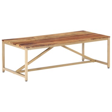 vidaXL Τραπεζάκι Σαλονιού 120x60x40cm από Μασίφ Ξύλο 1 τεμ.