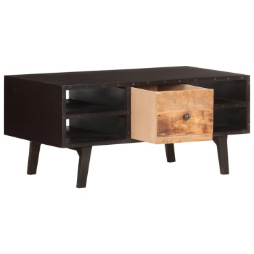 vidaXL Τραπεζάκι Σαλονιού 100x50x45cm από Μασίφ Ανακυκλωμένο Ξύλο 1 τεμ.