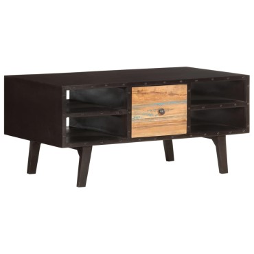 vidaXL Τραπεζάκι Σαλονιού 100x50x45cm από Μασίφ Ανακυκλωμένο Ξύλο 1 τεμ.