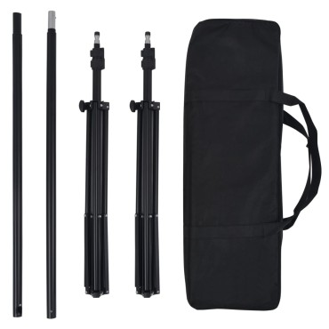 vidaXL Κιτ Φωτισμού Φωτογραφικού Στούντιο με Softbox και Φόντο