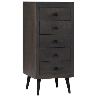 vidaXL Συρταριέρα 40x40x91cm από Μασίφ Ξύλο Μάνγκο 1 τεμ.