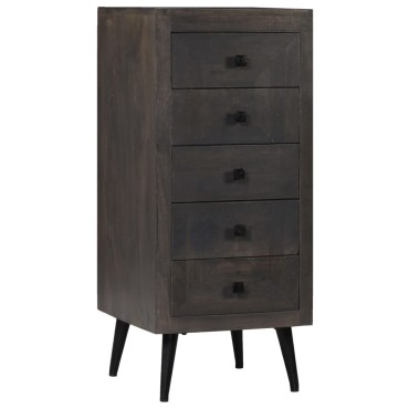 vidaXL Συρταριέρα 40x40x91cm από Μασίφ Ξύλο Μάνγκο 1 τεμ.