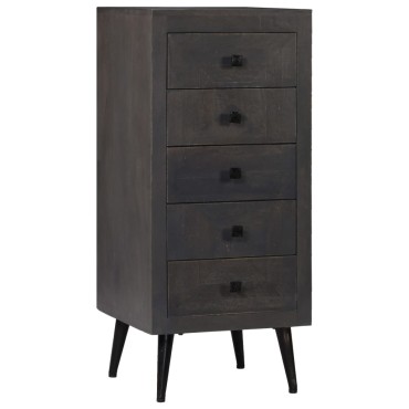 vidaXL Συρταριέρα 40x40x91cm από Μασίφ Ξύλο Μάνγκο 1 τεμ.