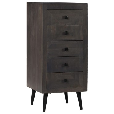 vidaXL Συρταριέρα 40x40x91cm από Μασίφ Ξύλο Μάνγκο 1 τεμ.