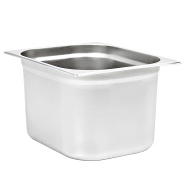 vidaXL Λεκάνες Gastronorm 2 τεμ. GN 1/2 200 χιλ. από Ανοξείδωτο Ατσάλι