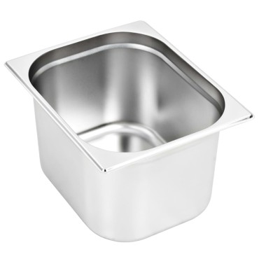 vidaXL Λεκάνες Gastronorm 2 τεμ. GN 1/2 200 χιλ. από Ανοξείδωτο Ατσάλι
