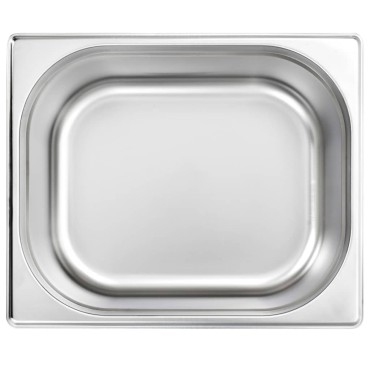 vidaXL Λεκάνες Gastronorm 2 τεμ. GN 1/2 200 χιλ. από Ανοξείδωτο Ατσάλι