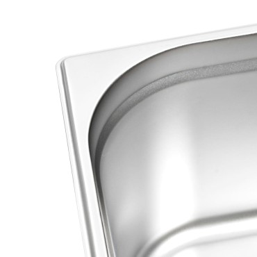 vidaXL Λεκάνες Gastronorm 2 τεμ. GN 1/2 200 χιλ. από Ανοξείδωτο Ατσάλι