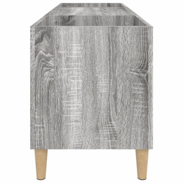 vidaXL Δισκοθήκη Γκρι Sonoma 121x38x48cm από Επεξεργασμένο Ξύλο 1 τεμ.