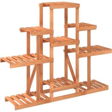 vidaXL Βάση Λουλουδιών 110 x 25 x 96 εκ. από Μασίφ Ξύλο Ελάτης