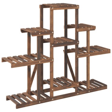vidaXL Βάση Λουλουδιών 110 x 25 x 96 εκ. από Μασίφ Ξύλο Ελάτης