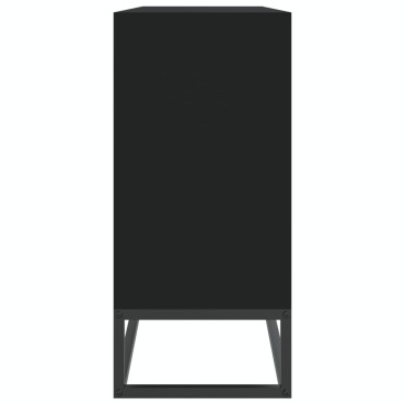 vidaXL Μπουφές Μαύρος 105x30x65cm από Επεξεργασμένο Ξύλο 1 τεμ.