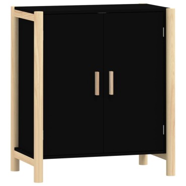 vidaXL Ντουλάπι Μαύρο 62x38x70cm από Επεξεργασμένο Ξύλο 1 τεμ.