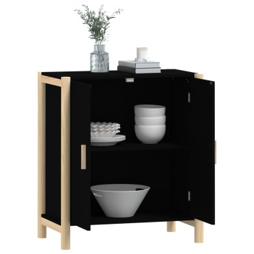 vidaXL Ντουλάπι Μαύρο 62x38x70cm από Επεξεργασμένο Ξύλο 1 τεμ.