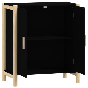 vidaXL Ντουλάπι Μαύρο 62x38x70cm από Επεξεργασμένο Ξύλο 1 τεμ.