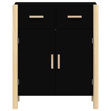 vidaXL Ντουλάπι Μαύρο 62x38x75cm από Επεξεργασμένο Ξύλο 1 τεμ.