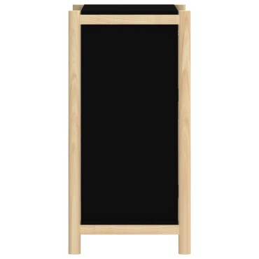 vidaXL Ντουλάπι Μαύρο 62x38x75cm από Επεξεργασμένο Ξύλο 1 τεμ.