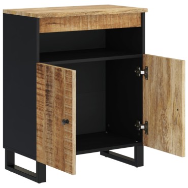 vidaXL Ντουλάπι με 2 Πόρτες 60x33x75cm από Μασίφ Ξύλο Μάνγκο 1 τεμ.