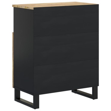 vidaXL Ντουλάπι με 2 Πόρτες 60x33x75cm από Μασίφ Ξύλο Μάνγκο 1 τεμ.