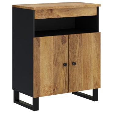 vidaXL Ντουλάπι με 2 Πόρτες 60x33x75cm από Μασίφ Ξύλο Μάνγκο 1 τεμ.