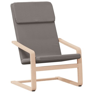 vidaXL Πολυθρόνα Relax Taupe Υφασμάτινη 59x82x98cm 1 τεμ.