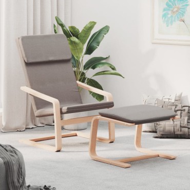 vidaXL Πολυθρόνα Relax Taupe Υφασμάτινη 59x82x98cm 1 τεμ.