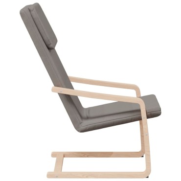 vidaXL Πολυθρόνα Relax Taupe Υφασμάτινη 59x82x98cm 1 τεμ.