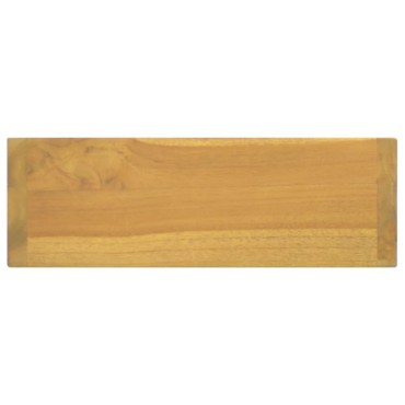 vidaXL Ντουλάπι Καθρέφτη 30x10x40cm από Μασίφ Ξύλο Teak 1 τεμ.