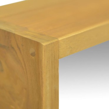 vidaXL Ντουλάπι Καθρέφτη 30x10x40cm από Μασίφ Ξύλο Teak 1 τεμ.