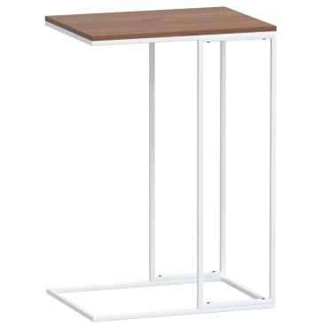 vidaXL Τραπέζι Βοηθητικό Λευκό 40x30x59cm από Επεξεργασμένο Ξύλο 1 τεμ.