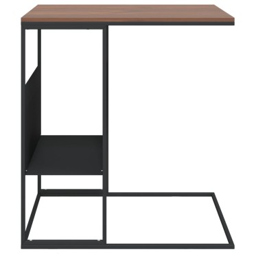 vidaXL Τραπέζι Βοηθητικό Μαύρο 55x36x59,5cm από Επεξεργασμένο Ξύλο 1 τεμ.