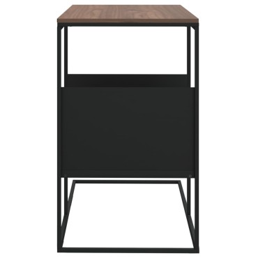 vidaXL Τραπέζι Βοηθητικό Μαύρο 55x36x59,5cm από Επεξεργασμένο Ξύλο 1 τεμ.