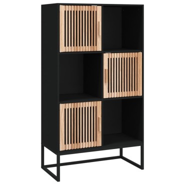 vidaXL Ντουλάπι Μαύρο 70x35x125cm από Επεξεργασμένο Ξύλο 1 τεμ.