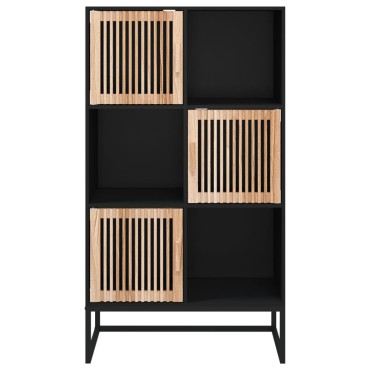 vidaXL Ντουλάπι Μαύρο 70x35x125cm από Επεξεργασμένο Ξύλο 1 τεμ.
