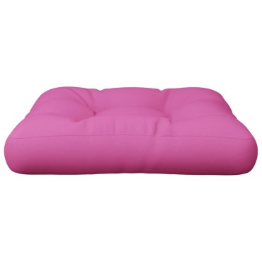 vidaXL Μαξιλάρι Παλέτας Ροζ 58x58x10cm από Ύφασμα Oxford