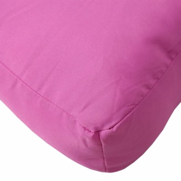 vidaXL Μαξιλάρι Παλέτας Ροζ 58x58x10cm από Ύφασμα Oxford