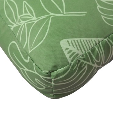 vidaXL Μαξιλάρι Παλέτας Σχέδιο Φύλλων 58x58x10cm από Ύφασμα Oxford
