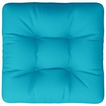 vidaXL Μαξιλάρι Παλέτας Τιρκουάζ 58x58x10cm από Ύφασμα Oxford