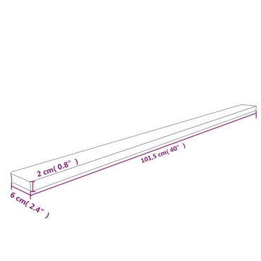 vidaXL Προστατευτικό Γωνιών Κίτρινο & Μαύρο 6 x 2 x 101,5 εκ. PU