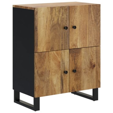 vidaXL Ντουλάπι με 4 Πόρτες 60x33x75cm από Μασίφ Ξύλο Μάνγκο 1 τεμ.