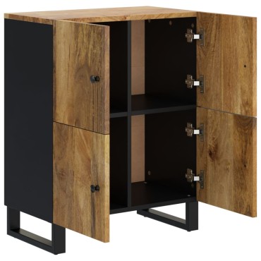 vidaXL Ντουλάπι με 4 Πόρτες 60x33x75cm από Μασίφ Ξύλο Μάνγκο 1 τεμ.