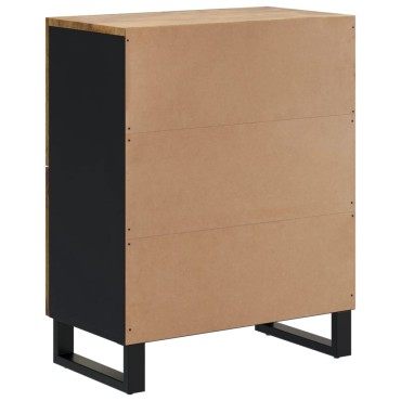 vidaXL Ντουλάπι με 4 Πόρτες 60x33x75cm από Μασίφ Ξύλο Μάνγκο 1 τεμ.
