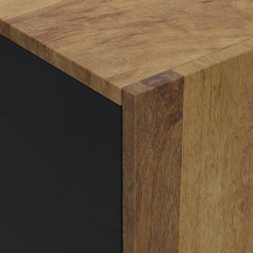 vidaXL Ντουλάπι με 4 Πόρτες 60x33x75cm από Μασίφ Ξύλο Μάνγκο 1 τεμ.