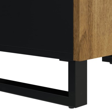 vidaXL Ντουλάπι με 4 Πόρτες 60x33x75cm από Μασίφ Ξύλο Μάνγκο 1 τεμ.