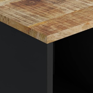 vidaXL Ντουλάπι με 2 Πόρτες 80x33x75cm από Μασίφ Ξύλο Μάνγκο 1 τεμ.