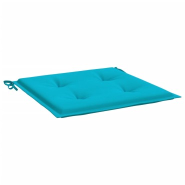 vidaXL Μαξιλάρια Καρέκλας Κήπου 6 τεμ. Τιρκουάζ 50x50x4cm Υφασμάτινα